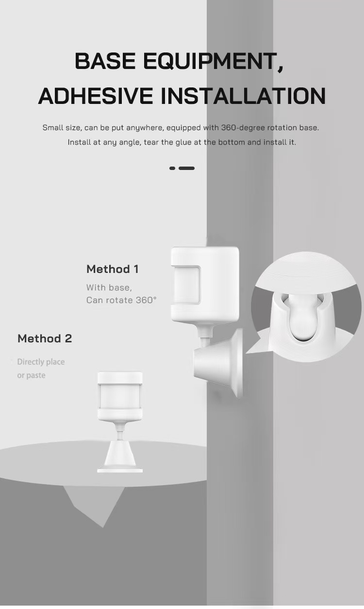 pir motion sensor triggering smart lighting scene