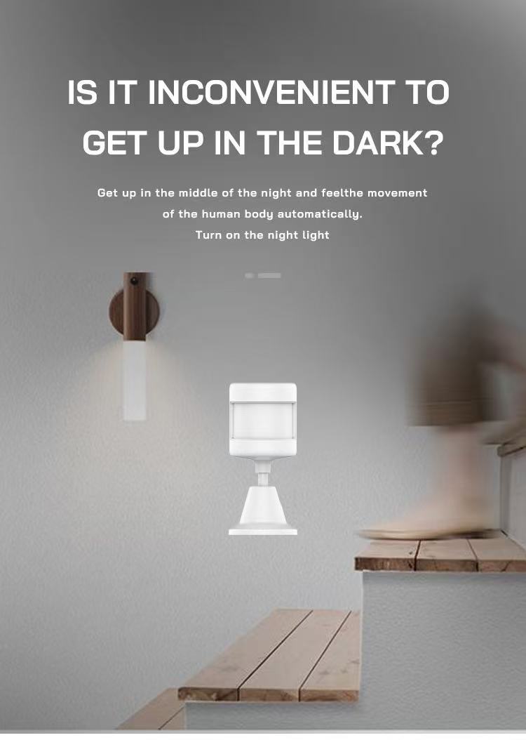 pir motion sensor installation on wall