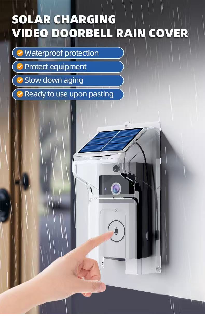 solar powered doorbell outdoor installation