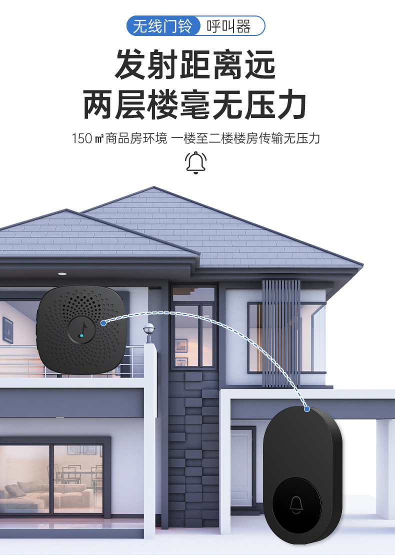 wireless doorbell package design